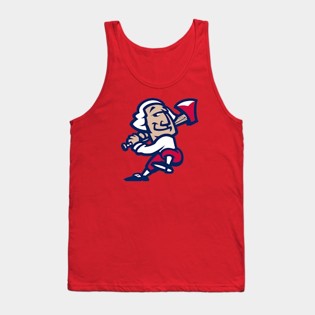 Man Playing Ball With Axe Tank Top by Choupete